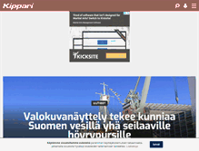 Tablet Screenshot of kipparilehti.fi